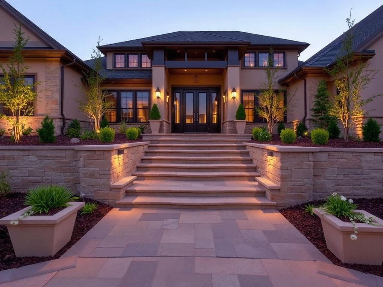 Front entrance walkway