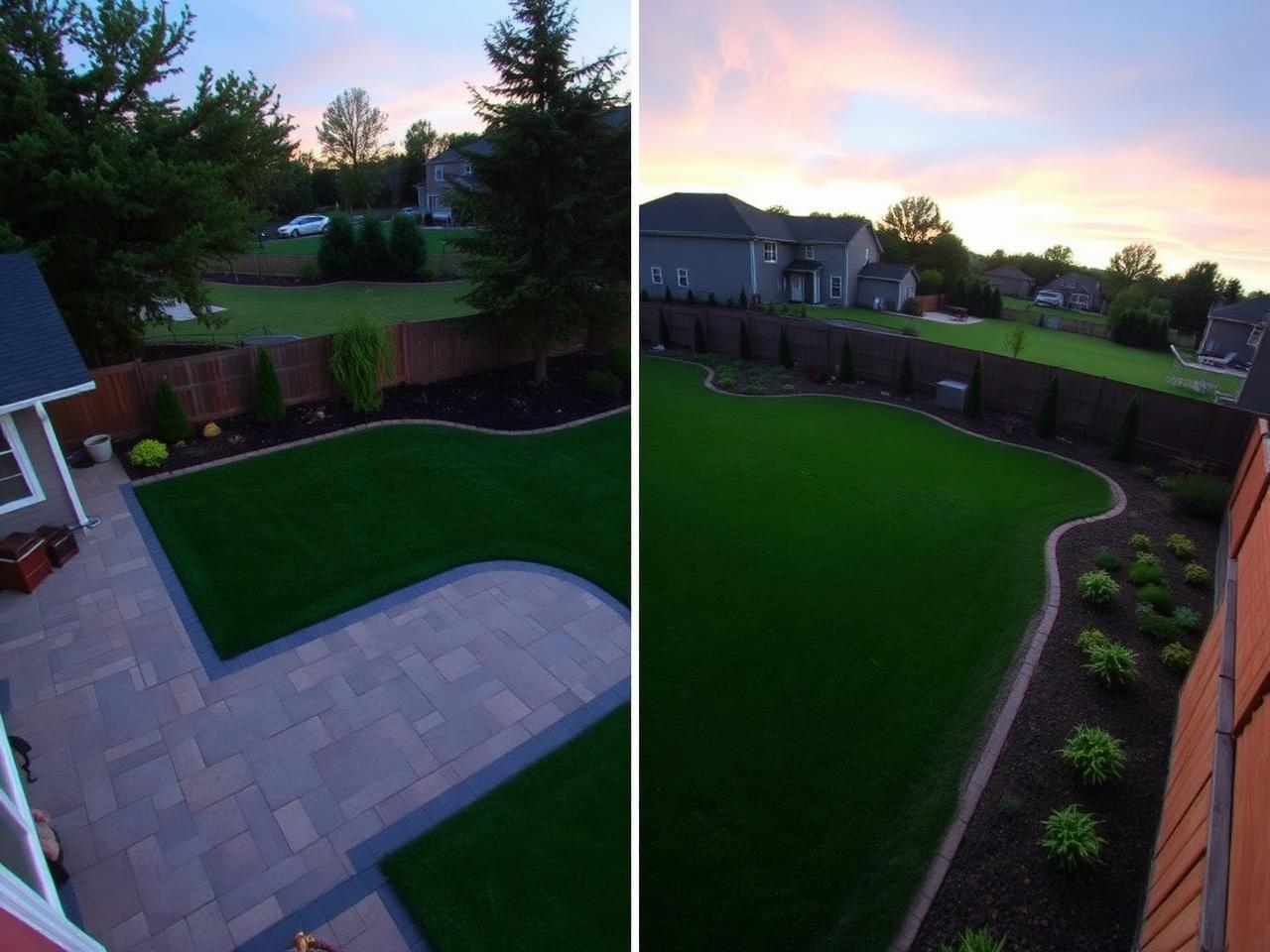 Complete backyard transformation